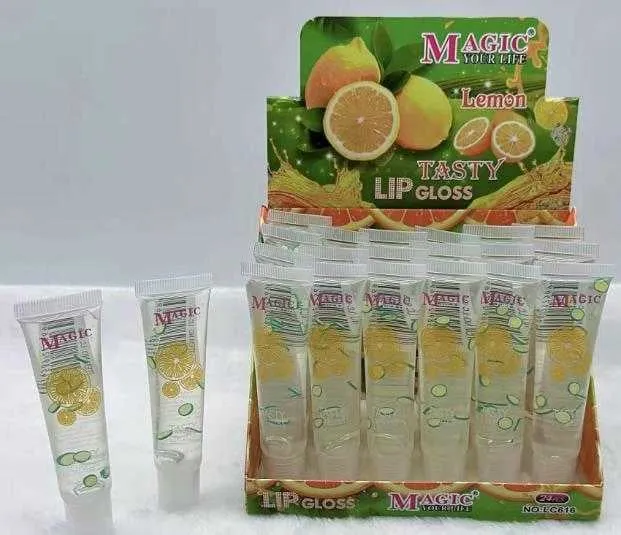Błyszczyk do ust Magic Your Life Lemon Tasty Lip Gloss 24 szt