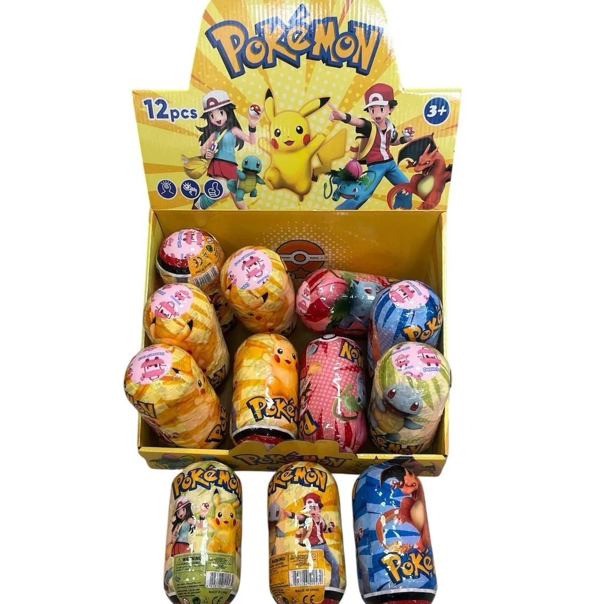 Ball Surprise Pokemon - Kapsuła Niespodzianka z Figurką, 12 szt.