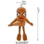 Maskotka Pluszowa 55cm Brązowa Postać z Zawieszką