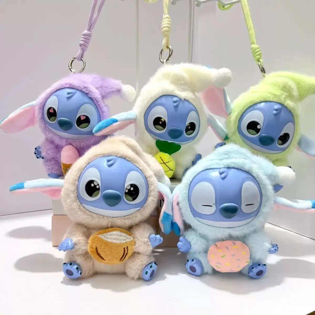 Maskotka Stitch Brelok Mix Kolorów Futerko - Bez Pudełka