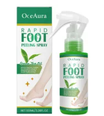 OceAura Rapid Foot Peeling Spray 100ml - Peeling do stóp z zieloną herbatą