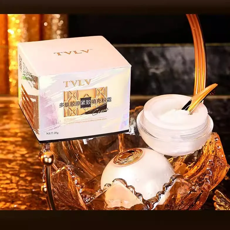 TVLV Krem Kolagenowy z Peptydami 20g, Elegancki Słoiczek