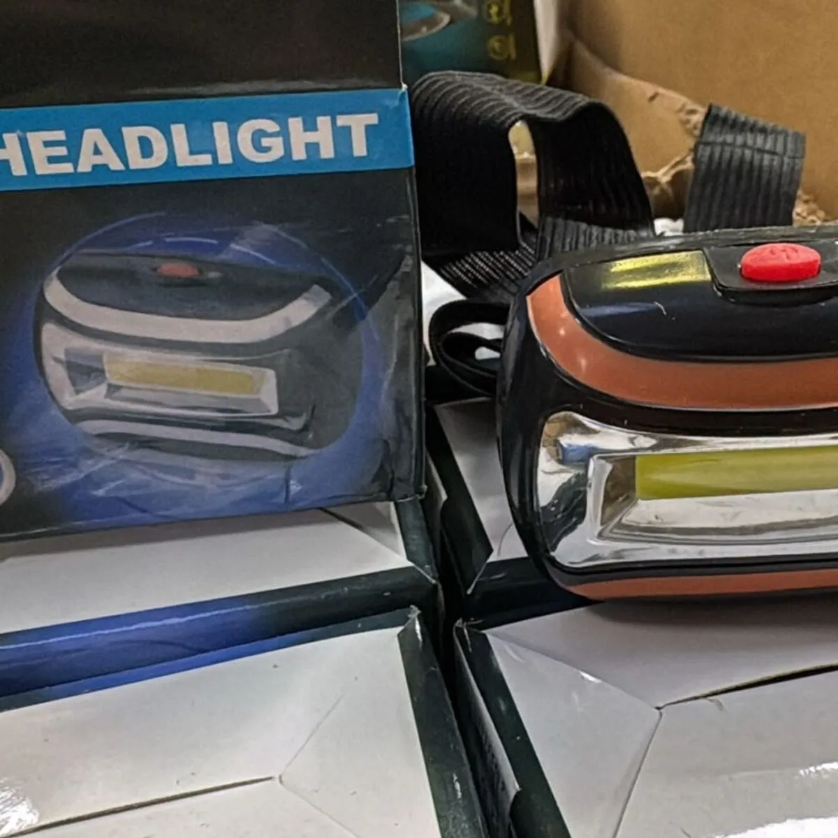 Lampa czołowa COB LED CH-216 3W na baterie