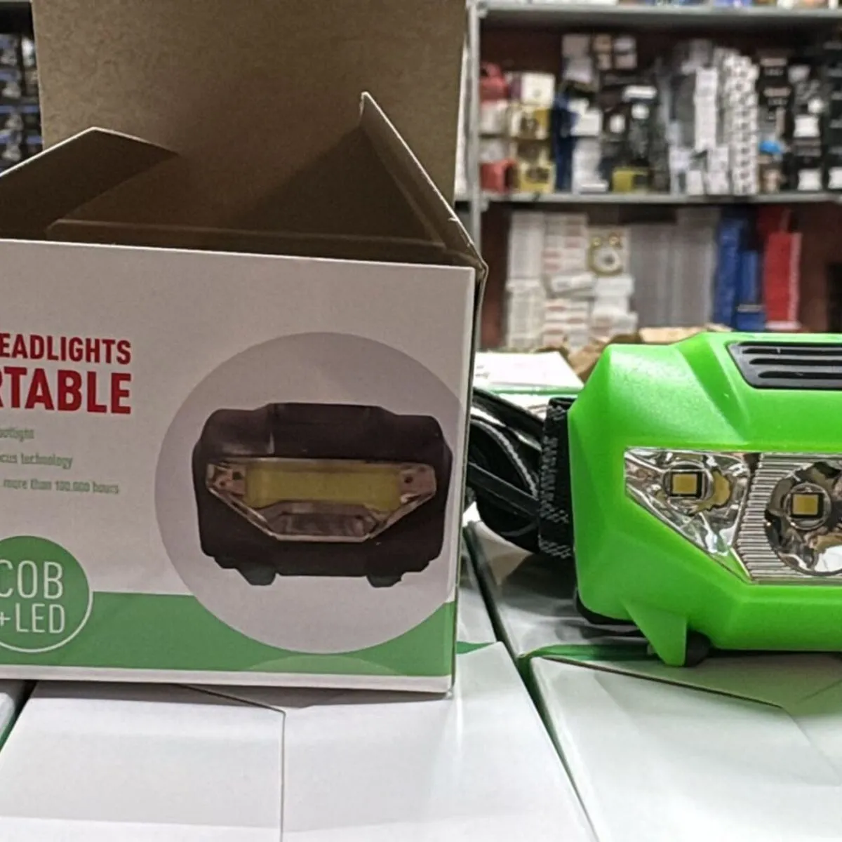 Lampa czołowa na baterie 3xR3 Mini Headlights Portable