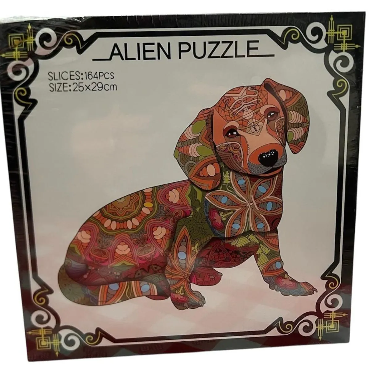 Puzzle Alien 164 elementów pies 25x29cm