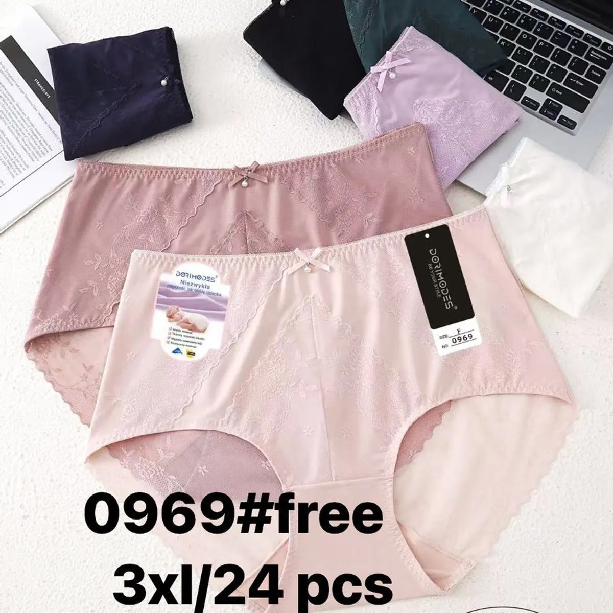 Majtki damskie 3XL/24szt DORMODES 0969#free modal