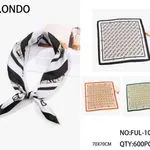 Chusty damskie kwadratowe 70x70cm wzorzyste JS.ONDO NO:FUL-10151