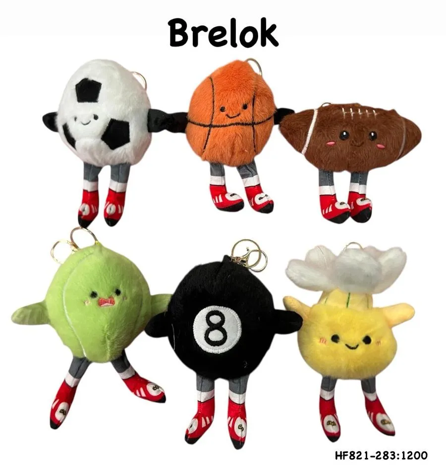 Brelok Zabawkowy Piłki Sportowe Mix HF821-283120