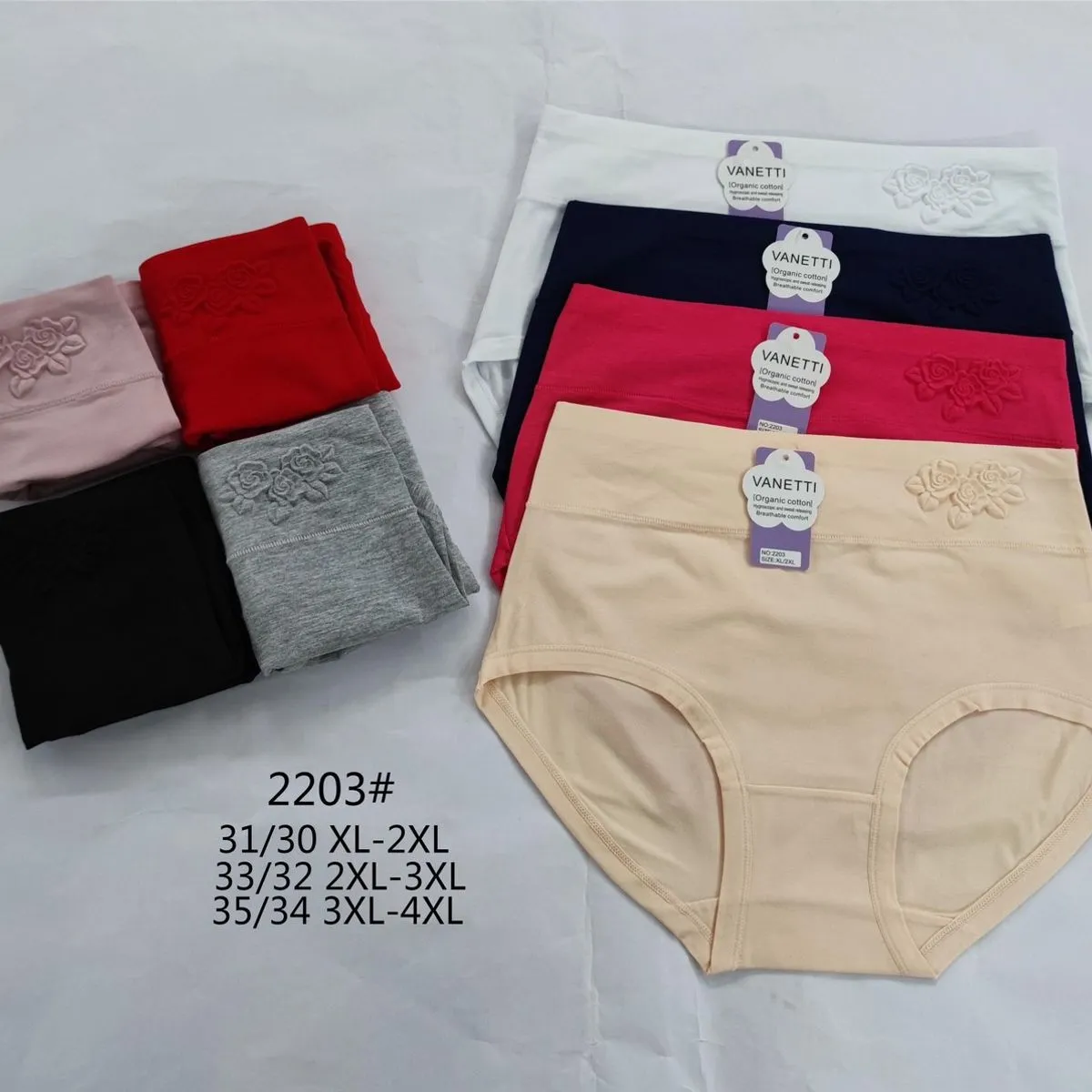 Majtki damskie Venti XL-XXL 31/30-34/34, 4 szt. w paczce