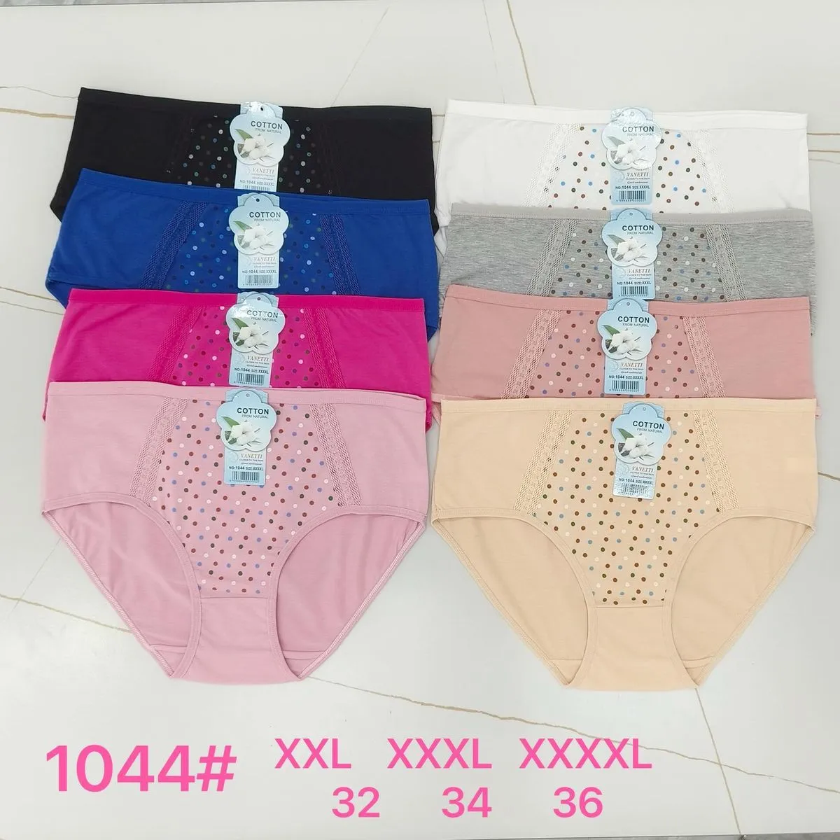 Majtki damskie bawełniane 10444# XXXL 32/34/36