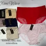 Majtki damskie New Wave 3XL-5XL mikrofibra, 8 kolorów
