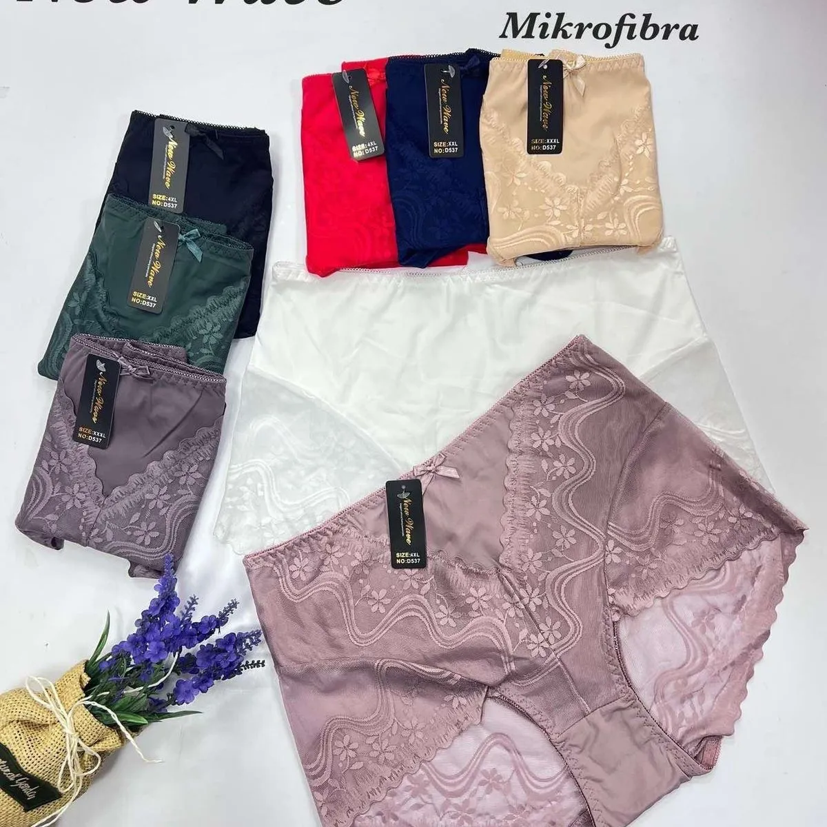 Majtki damskie New Wave mikrofibra XL-XXL D537