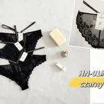 Majtki damskie czarne koronkowe HN-01#