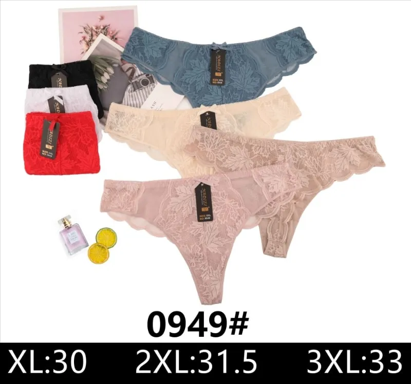 Majtki damskie koronkowe 3XL XL-3XL 0949#