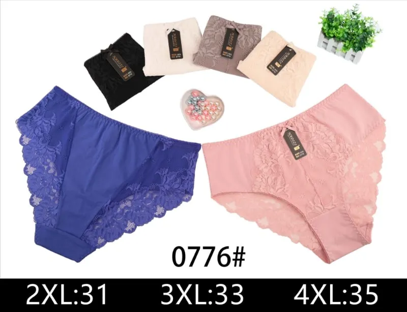 Majtki damskie koronkowe 0776# 2XL-4XL
