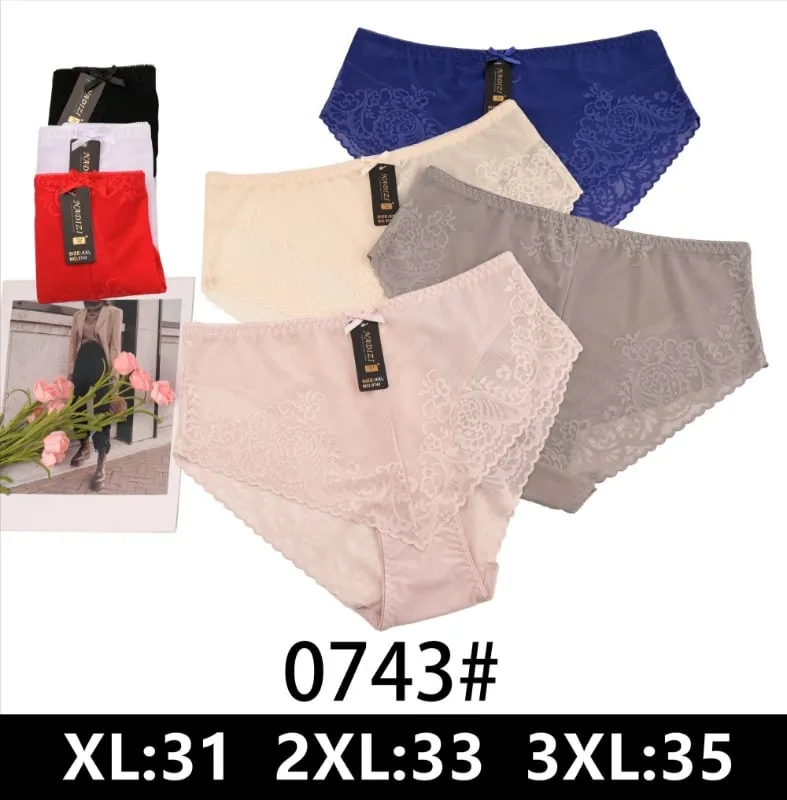 Majtki damskie koronkowe XL/31, 2XL/33, 3XL/35