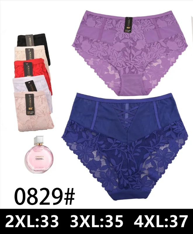Majtki damskie koronkowe 2XL-33, 3XL-35, 4XL-37