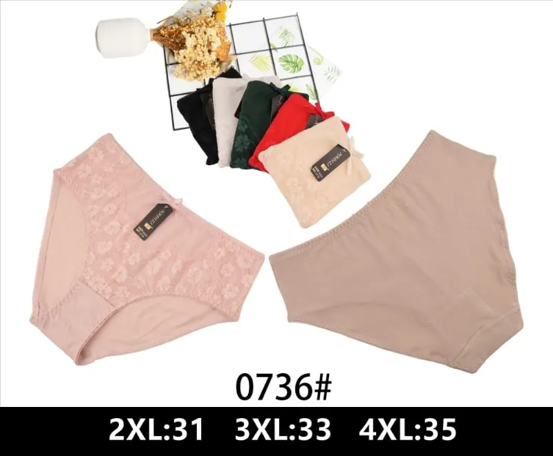 Majtki damskie 0736# 2XL-31 3XL-33 4XL-35