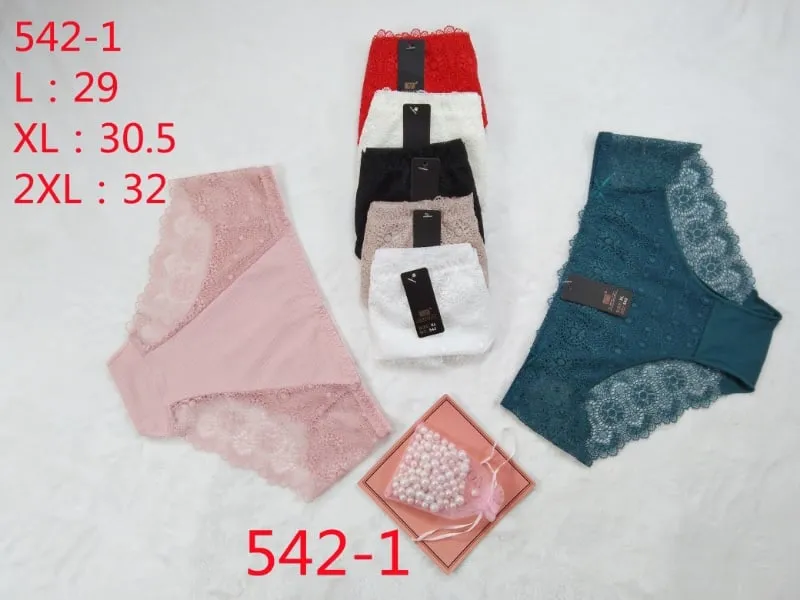 Majtki damskie koronkowe 542-1 XL:30.5 2XL:32