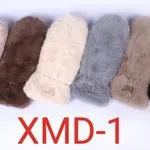 Rękawiczki damskie futerkowe XMD-1, 6 kolorów