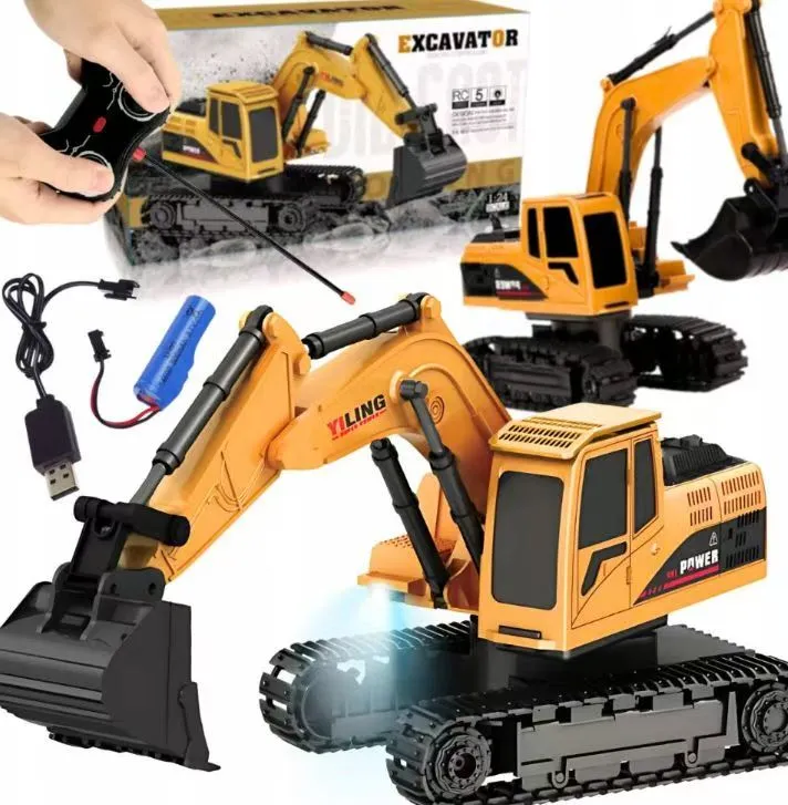 Samochód zdalnie sterowany Truck Excavator Yiling