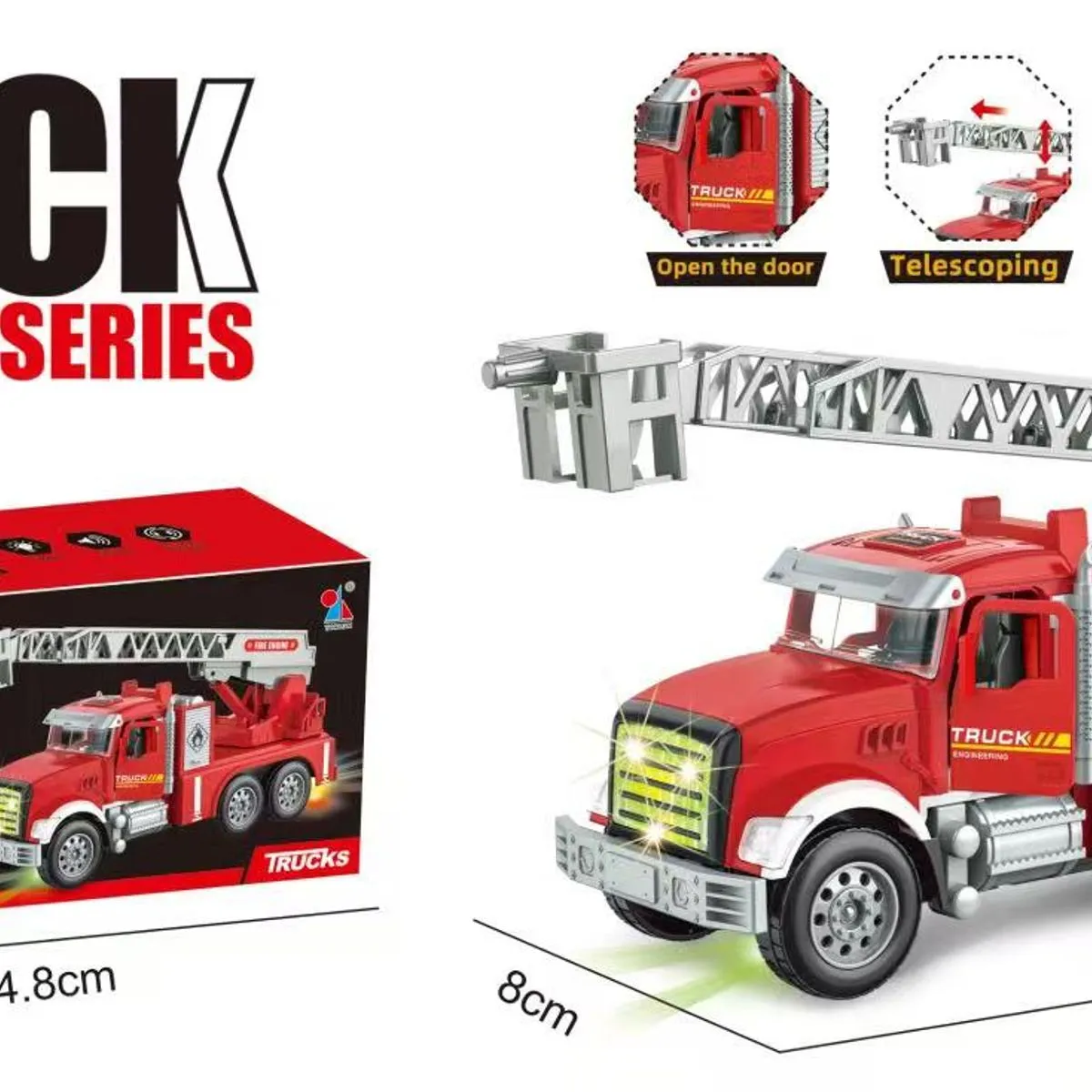 Samochód strażacki Truck Engineering Series 24,5 cm