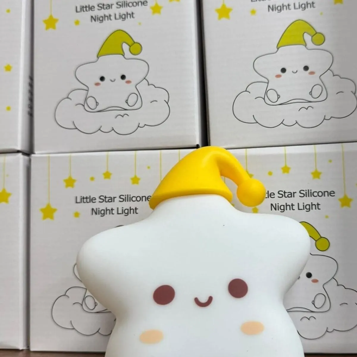 Lampka LED Little Star Night Light biała gwiazda