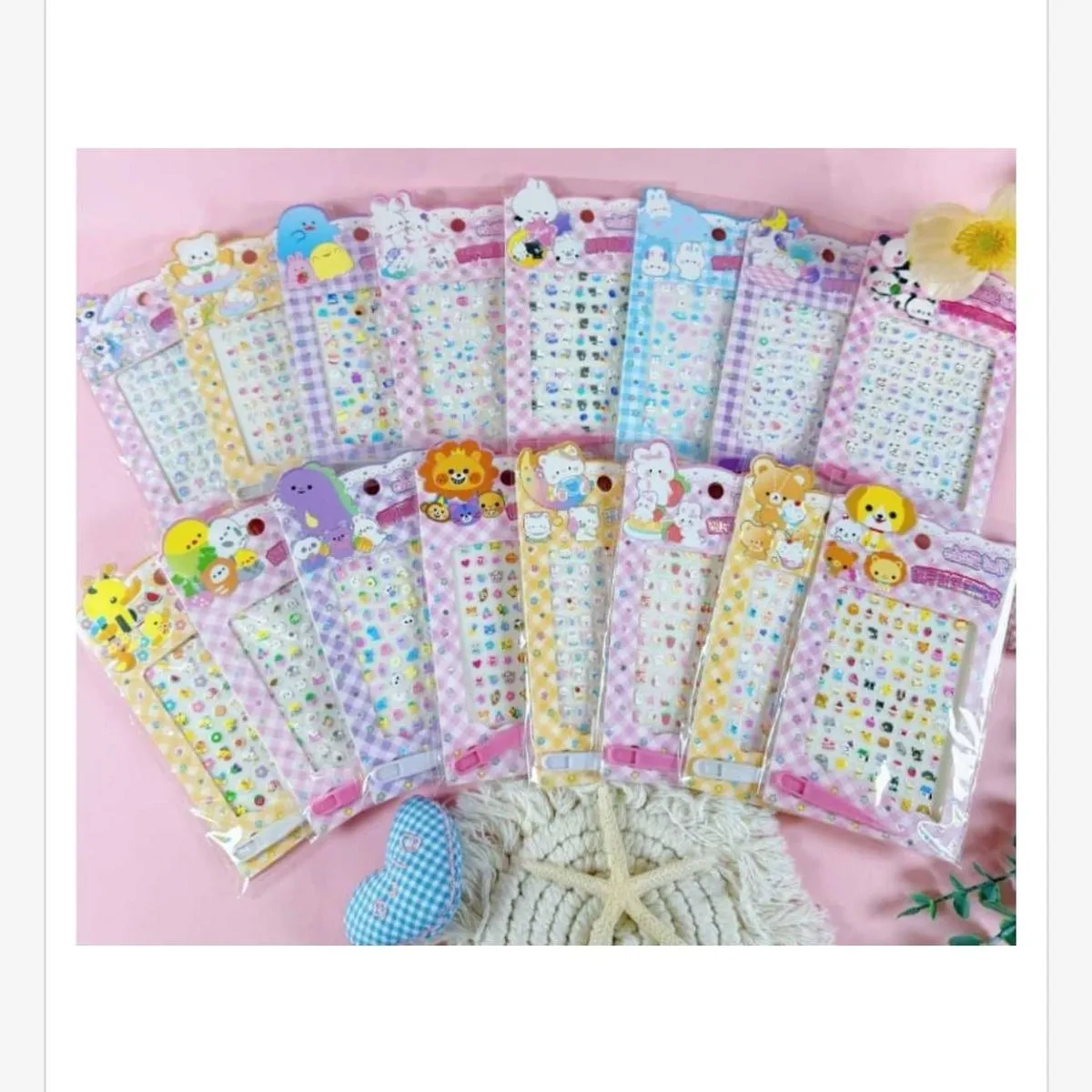 Naklejki dla Dzieci Zwierzątka Kawaii