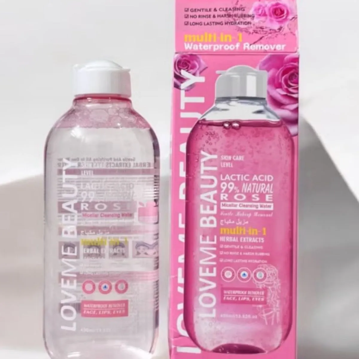 Płyn do demakijażu Loveme Beauty Rose Makeup Remover