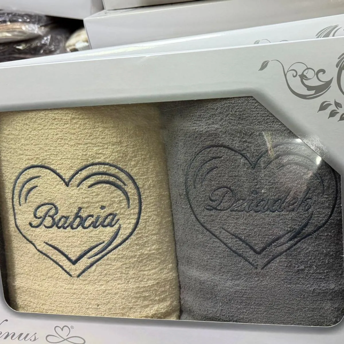 Komplet Ręczniki Babcia & Dziadzek 70/140