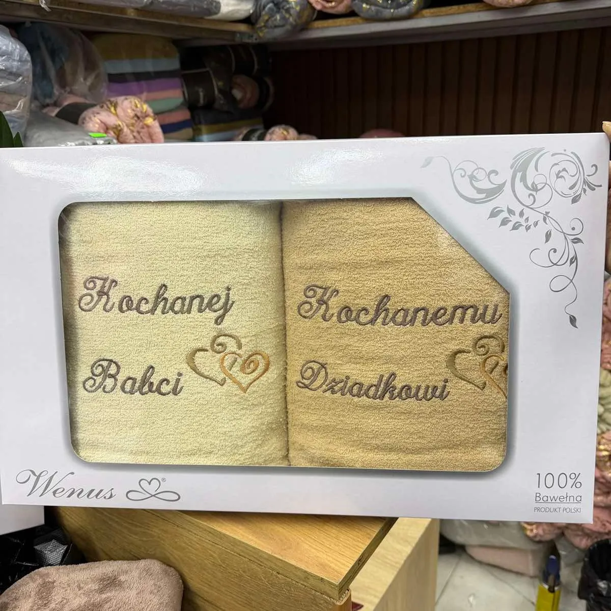 Komplet Ręczniki Babcia & Dziadek 70/140 Venus
