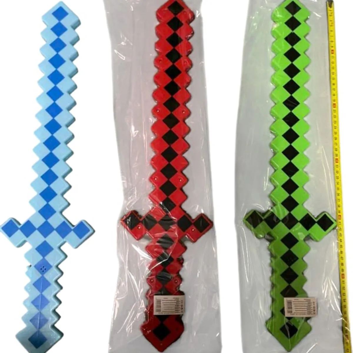 Miecz Minecraft LED 3 kolory