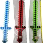 Miecz Minecraft LED 3 kolory
