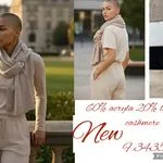 Szaliki damskie New Cashmere 60% akryl 20% lana 20% kaszmir