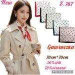 Chustki damskie GawrvoRoszka 70x70cm 30% jedwab