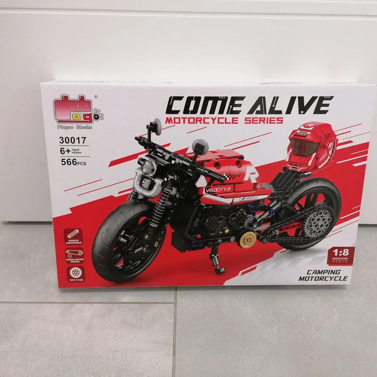 Zestaw klocków Come Alive Motorcycle Series 3017 566 cz.