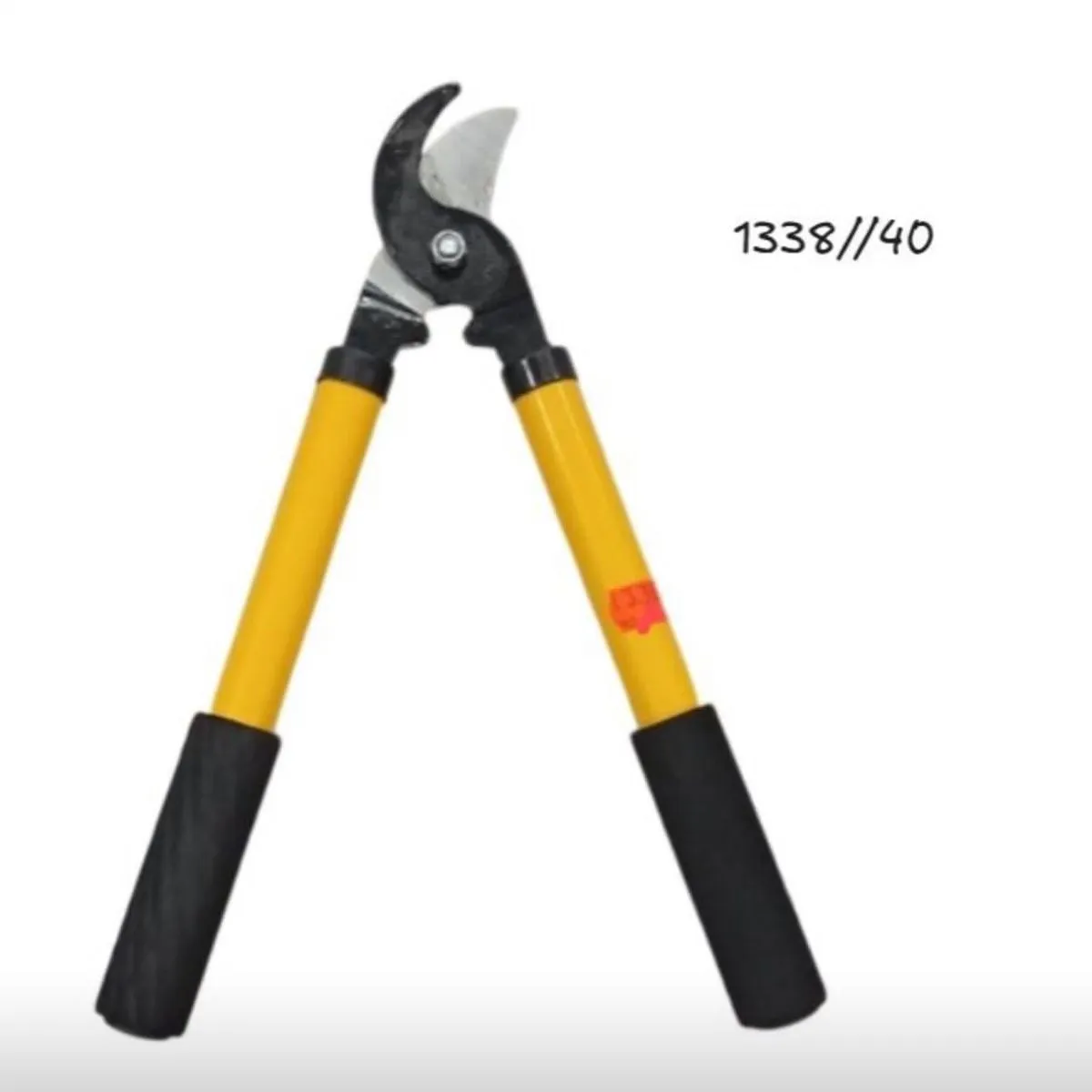 Sekator dwuręczny 1338/40 żółty z czarnymi rączkami