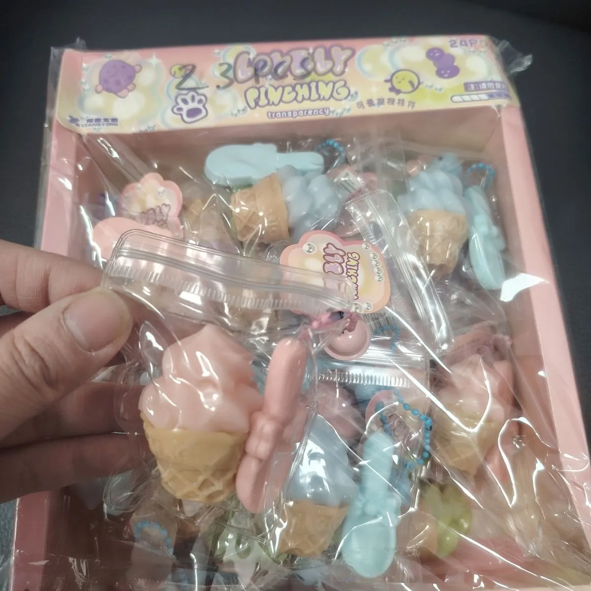 Zabawki Squeeze Toys Gniotki Lodziarki Mix Kolorów