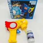 Pistolet do baniek mydlanych z płynem niebieski/żółty
