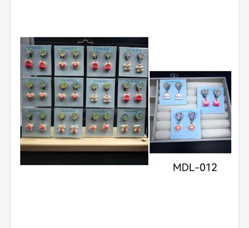 Kolczyki dla Dzieci Lovely Girl MDL-012