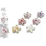 Klamry do włosów kwiatowe J&E REF 80424, 3,7 cm