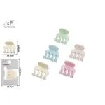 Klamry do włosów J&E pastelowe 4,4 cm x 2,4 cm