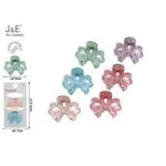 Klamry do włosów J&E REF 80326-324, 6 szt, 2,4-5,7 cm