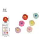 Klamry do włosów kwiatowe J&E REF 80167, ø 2,1-2,3 cm
