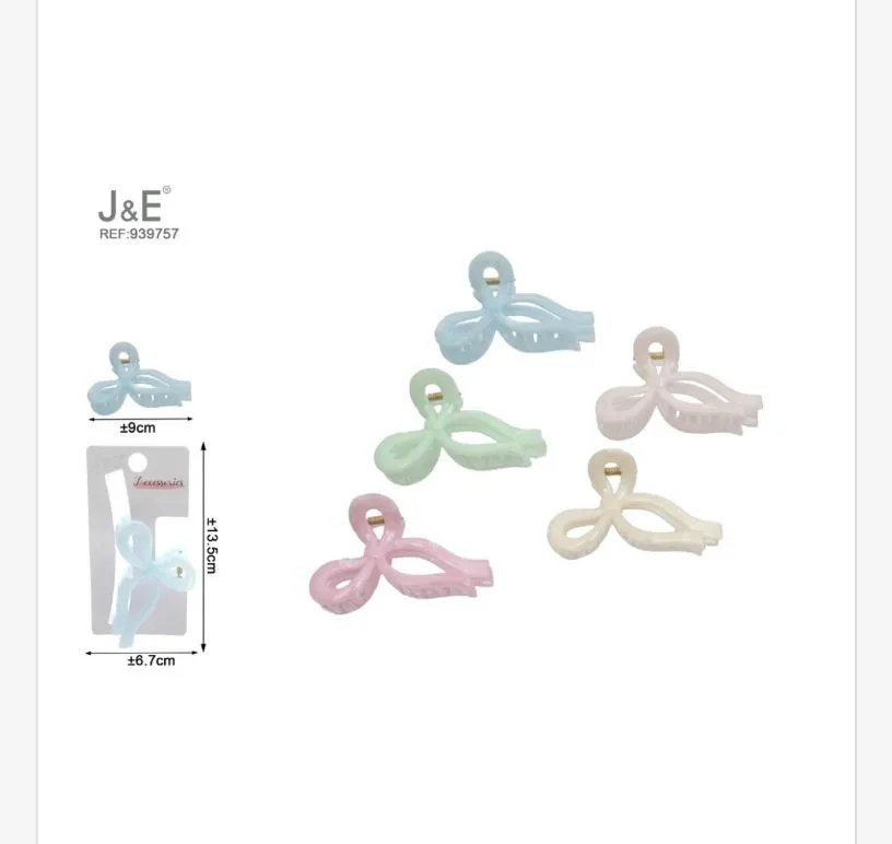 Klamra do Włosów J&E REF J-8957 pastelowe kolory