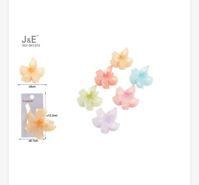 Klamra do włosów J&E REF-91573 kwiatowa 2x10cm