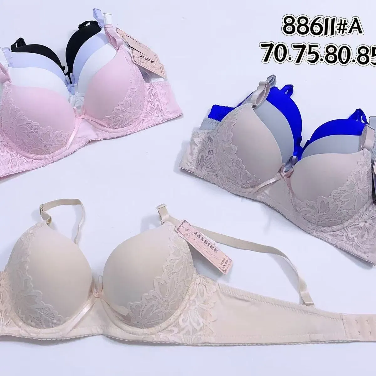 Biustonosz damski push-up 70-85 A B C