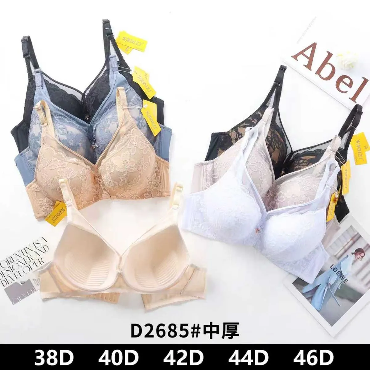 Biustonosz damski Abel D2685 rozmiary 38D-46D