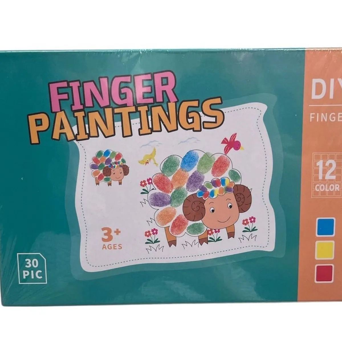 Zabawki Finger Paintings - Zestaw DIY 12 Kolorów 30 Obrazków
