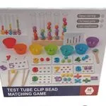 Zabawkowy Matching Game Test Tube Clip Bead 36m+